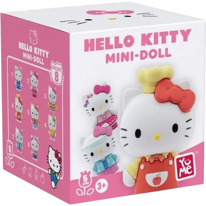 Yume Hero Hello Kitty Kıyafet Serisi 5 Cm Sürpriz Paket