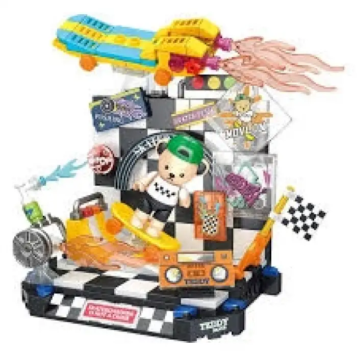 Panlos Block Oyuncak Park Kaykay 227 Parça