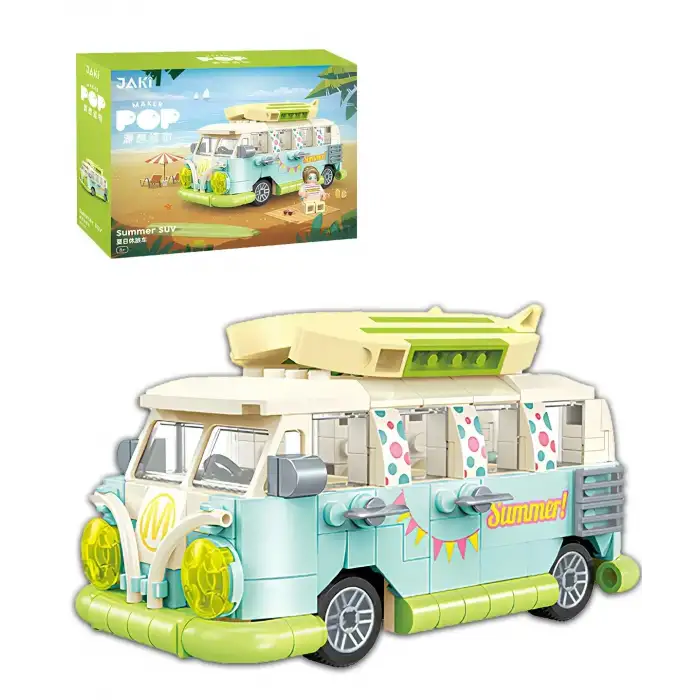 Jaki Block Oyuncak Tatil Minübüsü 323 Parça Jk8305