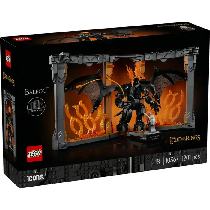 Lego Icons 10367 Yüzüklerin Efendisi Gandalf İle Balrog