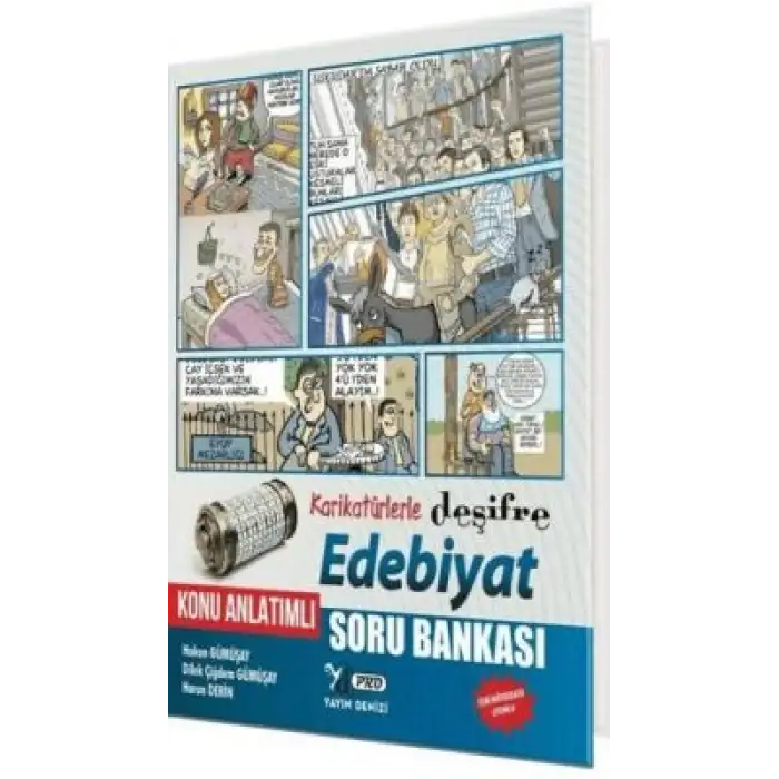 Yayındenizi Ayt Pro Edebiyat Karikatürlerle Deşifre Konu Anlatımlı Soru Bankası 2023-24
