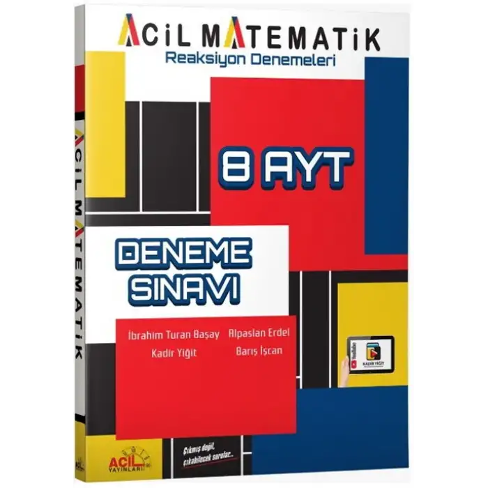 Acil Ayt Matematik Reaksiyon 8Li Deneme 2025-26