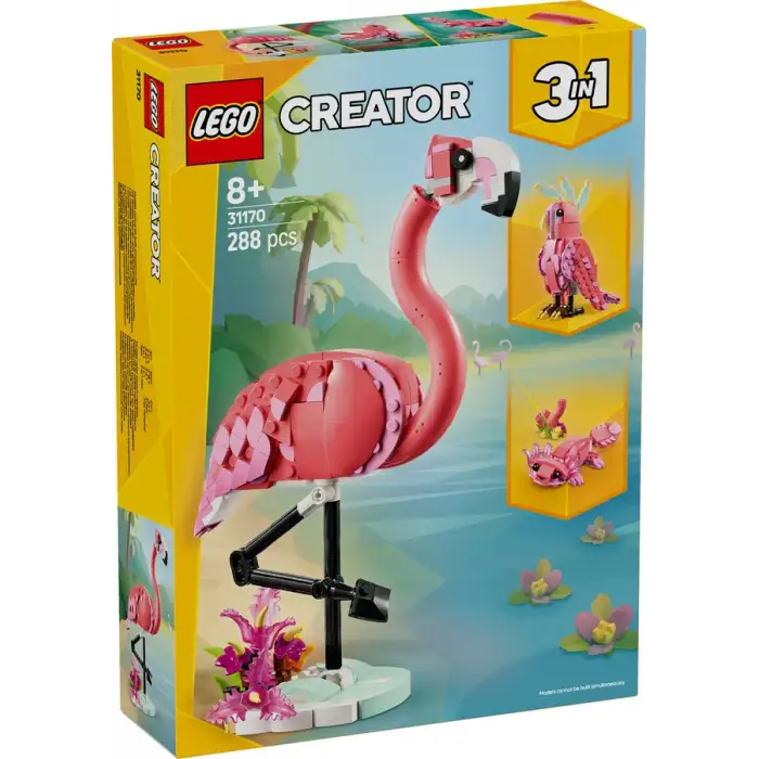 Lego Creator Vahşi Hayvanlar Pembe Flamingo 31170