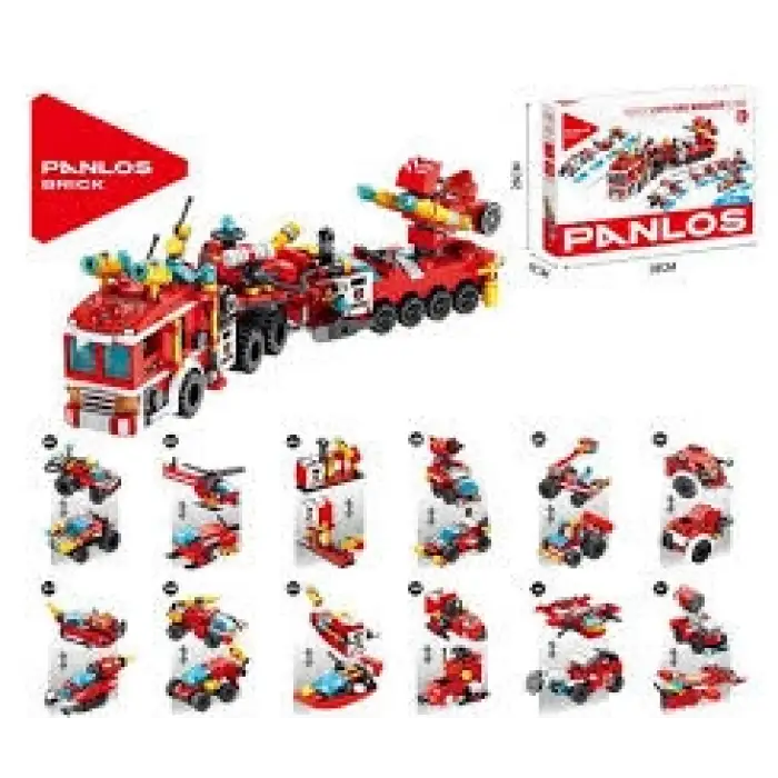 Panlos Block Oyuncak Şehir İtfaiyesi 557 Parça