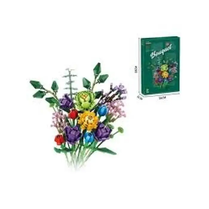 Panlos Block Oyuncak Çiçek Buketi 999 Parça