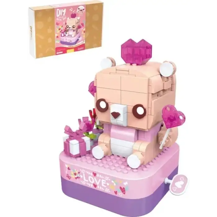 Jaki Block Oyuncak Müzik Kutulu Ayıcık 405 Parça Jk1306