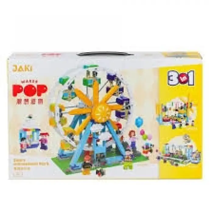 Jaki Block Oyuncak Lunapark Temalı 1107 Parça Jk2180