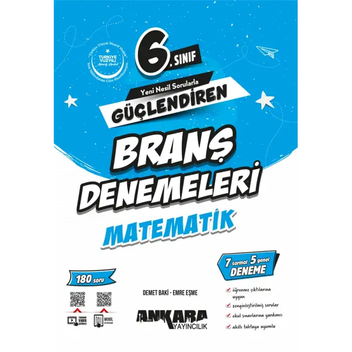 Ankara 6.Sınıf Güçlendiren Matematik Branş Denemeleri 2025-26