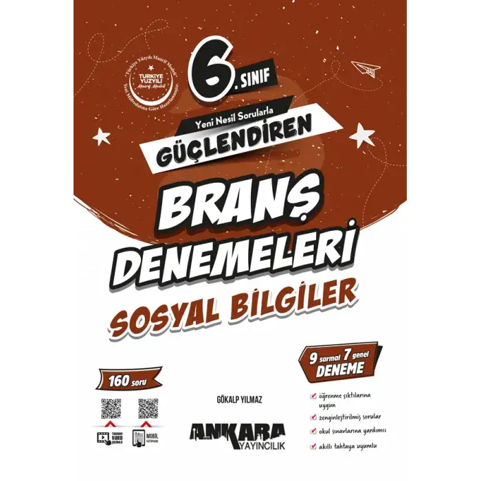 Ankara 6.Sınıf Güçlendiren Sosyal Bilgiler Branş Denemeleri 2025-26