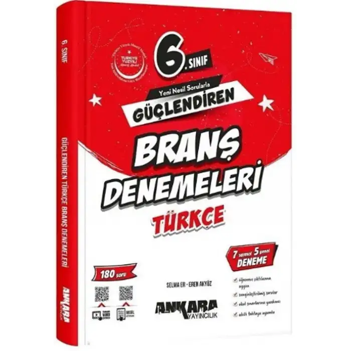 Ankara 6.Sınıf Güçlendiren Türkçe Branş Denemeleri 2025-26