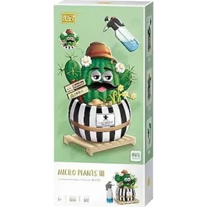 Loz Block Oyuncak Kaktüs Çiçek 578 Parça