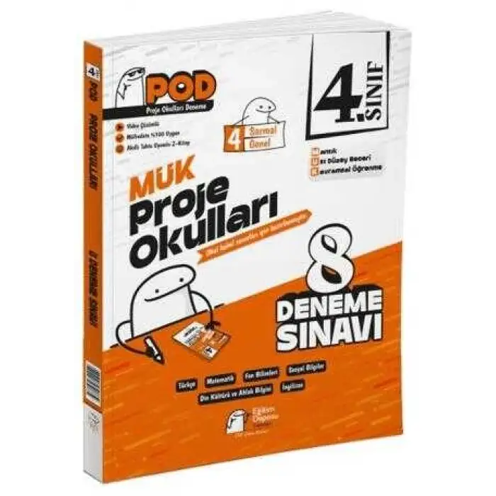 Eğitimdeposu 4.Sınıf Mük Proje Okul 8 Li Deneme 2025-26