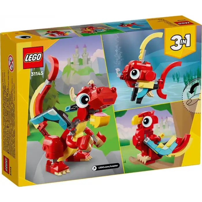 Lego Creator 31145 Kırmızı Ejderha