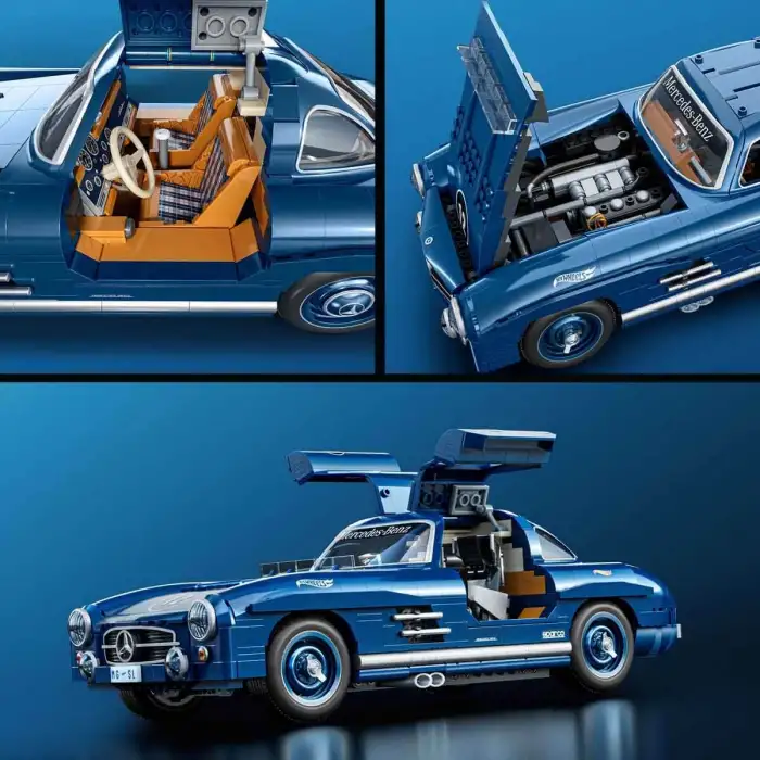Hotwheels Premium Serisi Mercedes-Benz 300 Sl Araba 1600 Parça Yapım Seti Hww25