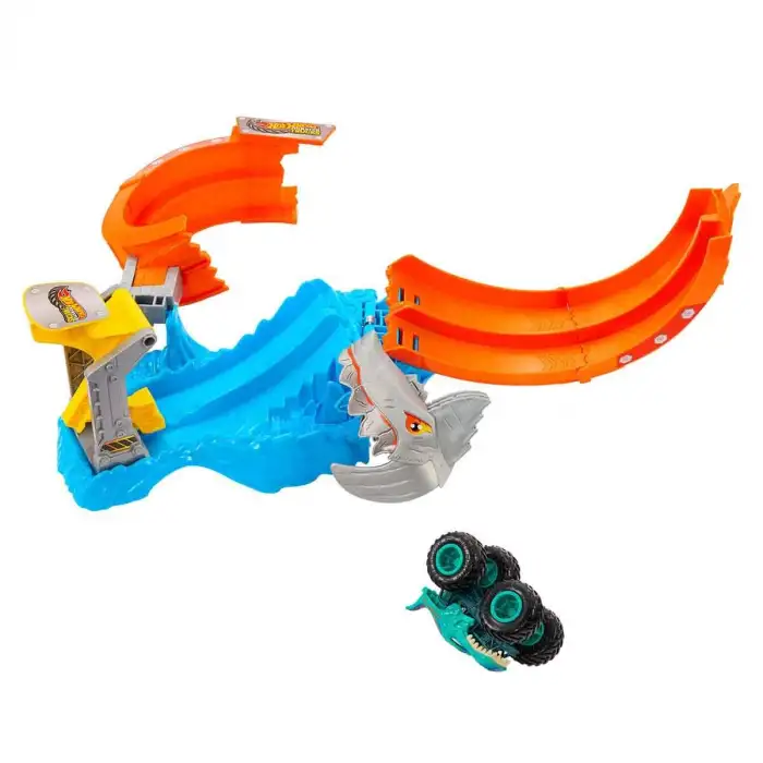 Hotwheels Corkscrew Shark Smash Jfr08 (Köpekbalığı Darbesi)