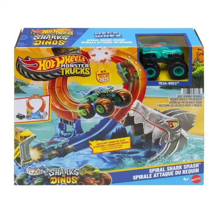Hotwheels Corkscrew Shark Smash Jfr08 (Köpekbalığı Darbesi)