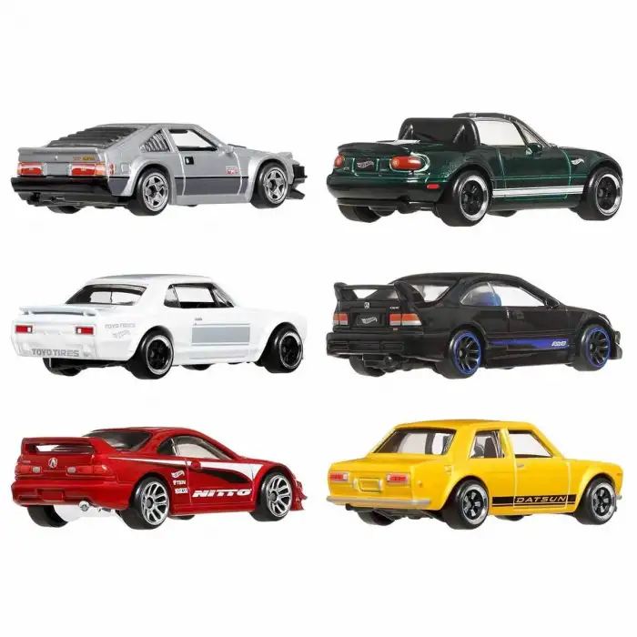 Hotwheels Japon Temalı Çoklu Arabalar Mtl-Jby77