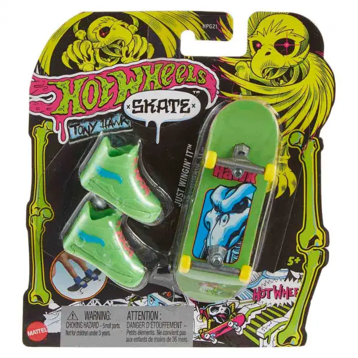 Hotwheels Skate Neon Temalı Parmak Kaykay Ve Ayakkabı Paketleri Mtl-Hpg21