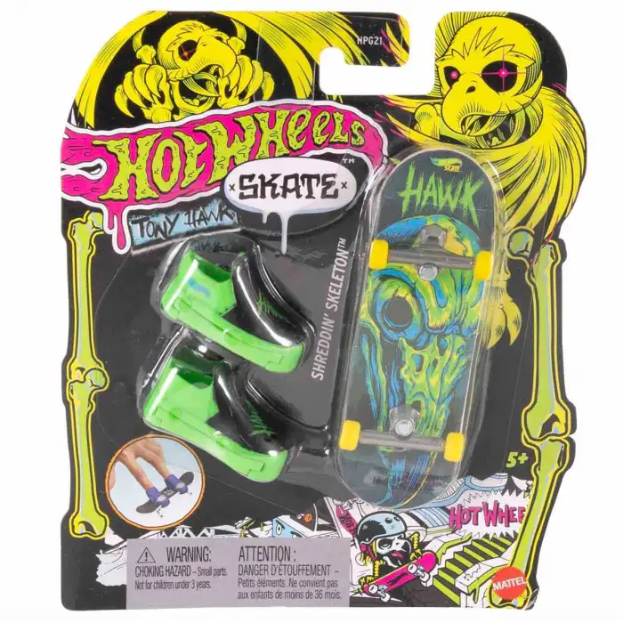 Hotwheels Skate Neon Temalı Parmak Kaykay Ve Ayakkabı Paketleri Mtl-Hpg21