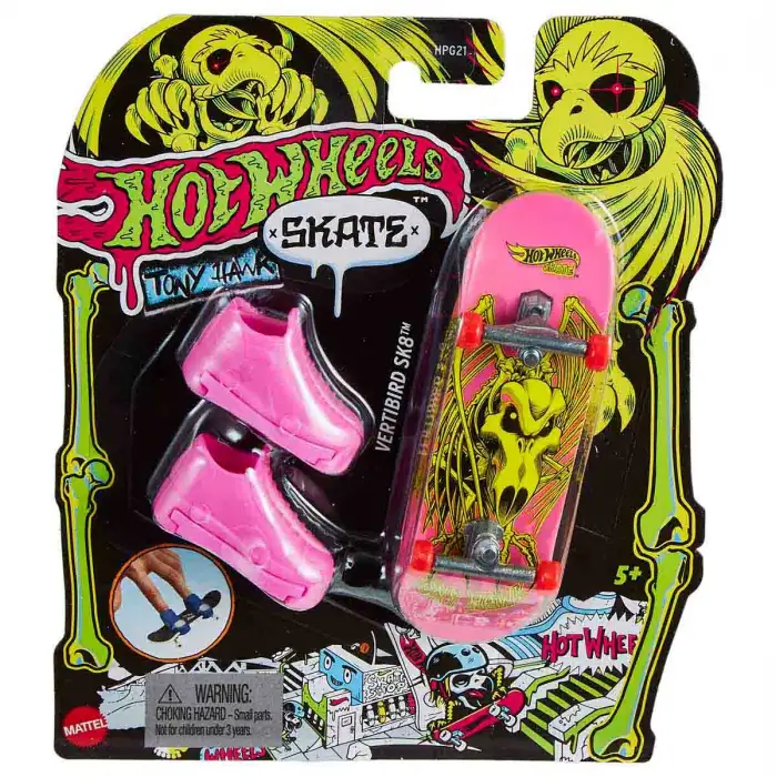 Hotwheels Skate Neon Temalı Parmak Kaykay Ve Ayakkabı Paketleri Mtl-Hpg21