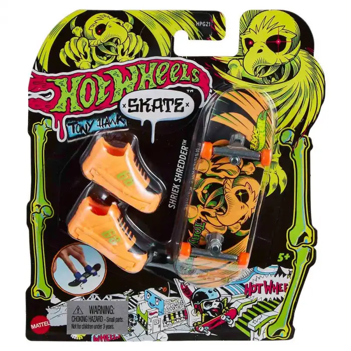 Hotwheels Skate Neon Temalı Parmak Kaykay Ve Ayakkabı Paketleri Mtl-Hpg21
