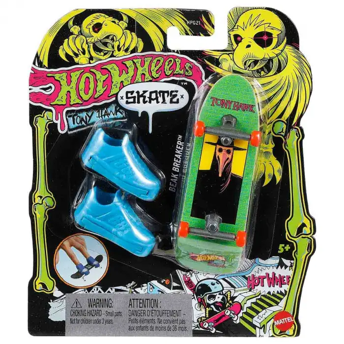 Hotwheels Skate Neon Temalı Parmak Kaykay Ve Ayakkabı Paketleri Mtl-Hpg21