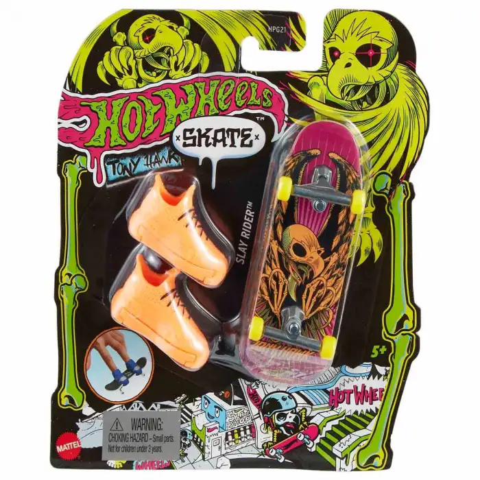 Hotwheels Skate Neon Temalı Parmak Kaykay Ve Ayakkabı Paketleri Mtl-Hpg21