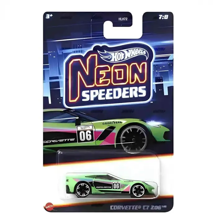 Hotwheels Neon Yarışlar Temalı Arabalar Mtl-Hlh72