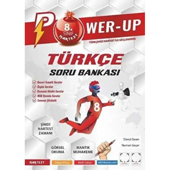 Nartest 8.Sınıf Power-Up Türkçe Soru Bankası