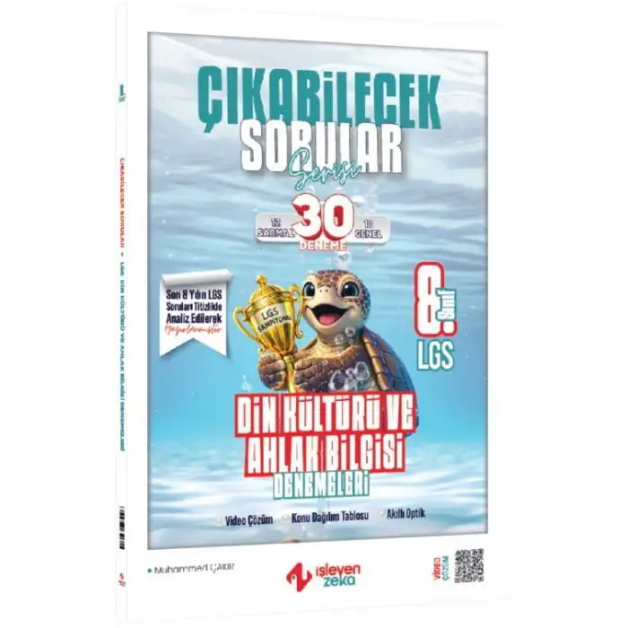 İşleyenzeka 8.Sınıf Din Kültürü Ve Ahlak Bilgisi Çıkabilecek Sorular 30 Deneme 2025-26