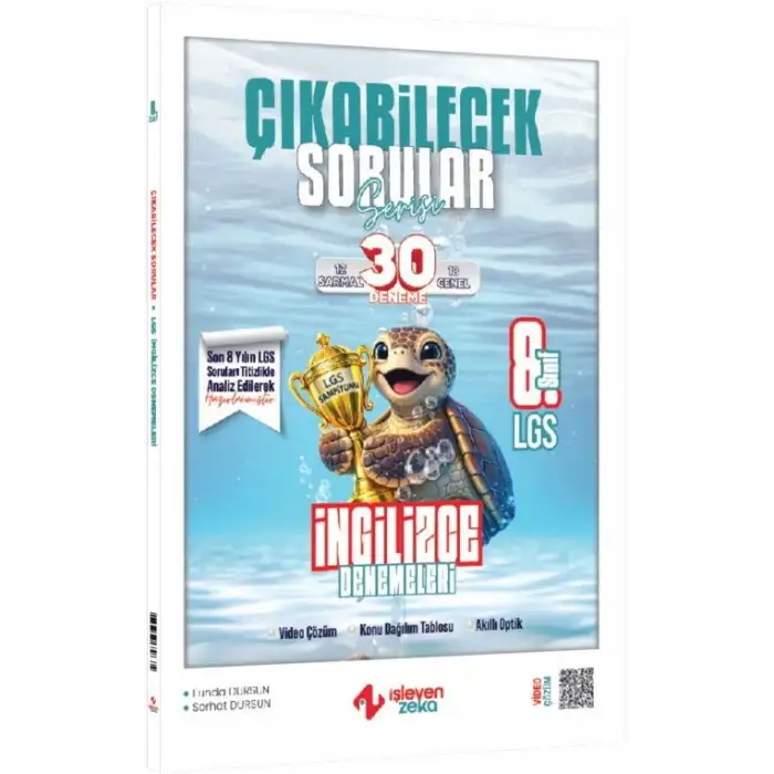 İşleyenzeka 8.Sınıf İngilizce Çıkabilecek Sorular 30 Deneme 2025-26