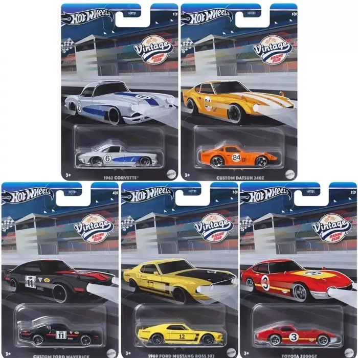 Hotwheels Vintage Racing Club B 1:64 Diecast Model Car 2024