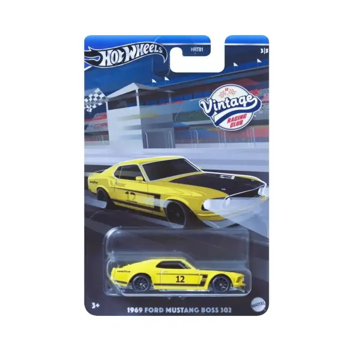 Hotwheels 1969 Ford Mustang Bss 302 Vintage Arabalar Özel Seri Hrv08 - Hrt81