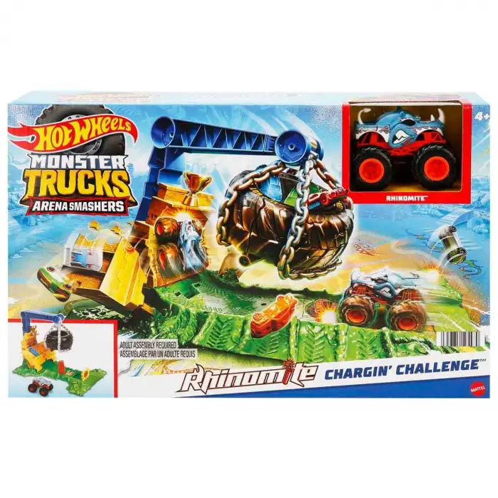 Hotwheels Monster Trucks Arenada Rhinomite Mücadelesi Mtl - Htp18