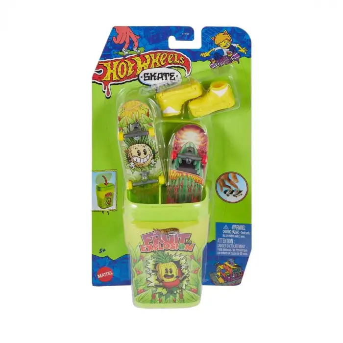 Hotwheels Skate Ikılı Parmak Kaykay Kutusu (Aromalı Sakız Kutusu Temalı) Mtl-Htp10-2