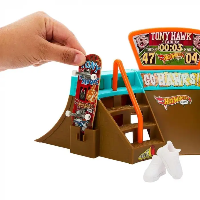 Hotwheels Skate Parmak Kaykay Macerasına Baslangıc Setlerı Mtl-Hgt91-3