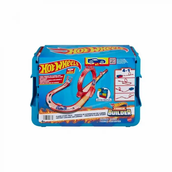 Hotwheels Track Buılder Alev Temalı Akrobası Setı Mtl-Hmc04