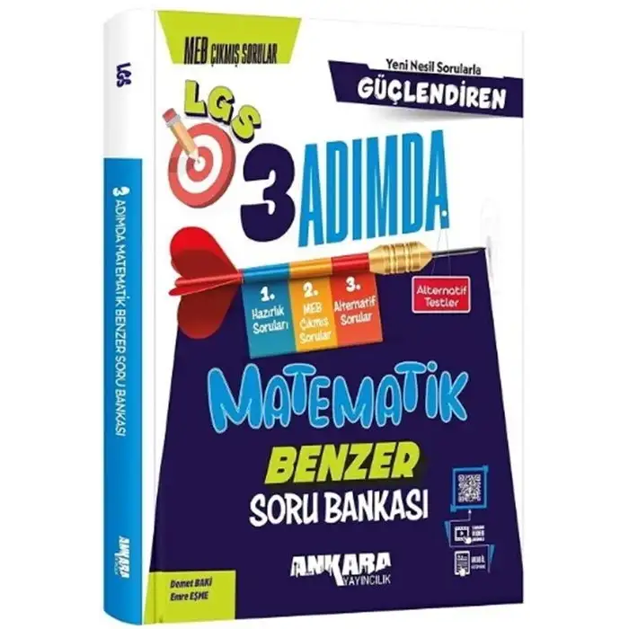 Ankara 8.Sınıf Matematik Güçlendiren 3 Adımda Benzer Soru Bankası