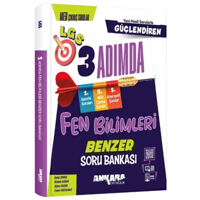Ankara 8.Sınıf Fen Bilimleri Güçlendiren 3 Adımda Benzer Soru Bankası