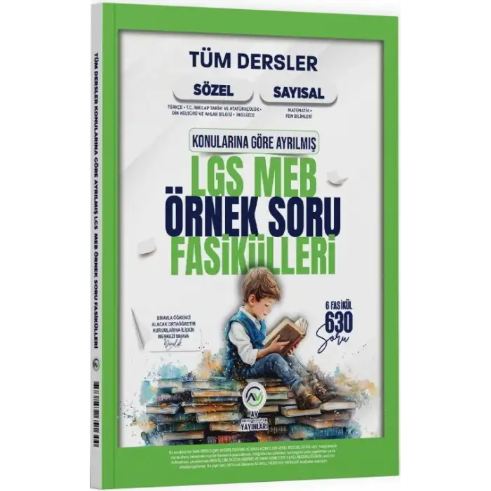 Av 8.Sınıf Lgs Meb Tüm Dersler Örnek Soru Fasikülleri 2025-26