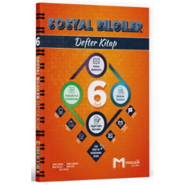 Mozaik 6.Sınıf Sosyal Bilgiler İntro Defter 2025-26