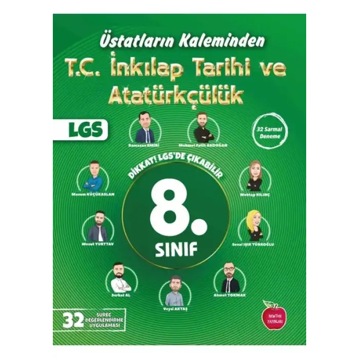 Newton 8.Sınıf Üstatların Kaleminden Tc. İnkılap Tarihi Ve Atatürkçülük Lgs 32 Li Branş Denemesi 2025-26