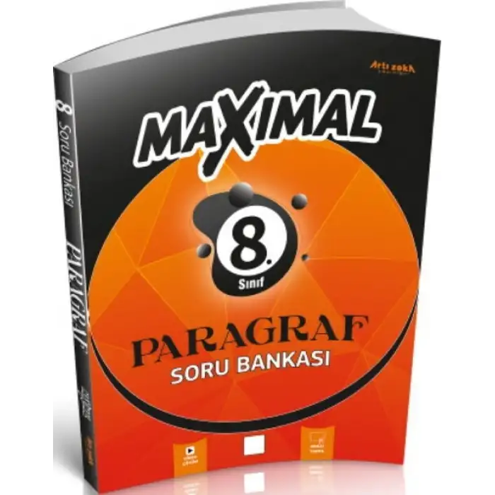 Artı Zeka 8.Sınıf Türkçe Maximal Paragraf Soru Bankası 2025-26