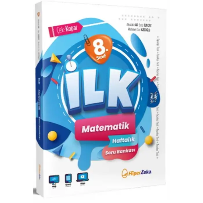 Hiperzeka 8.Sınıf İlk Matematik Haftalık Soru Bankası 2025-26