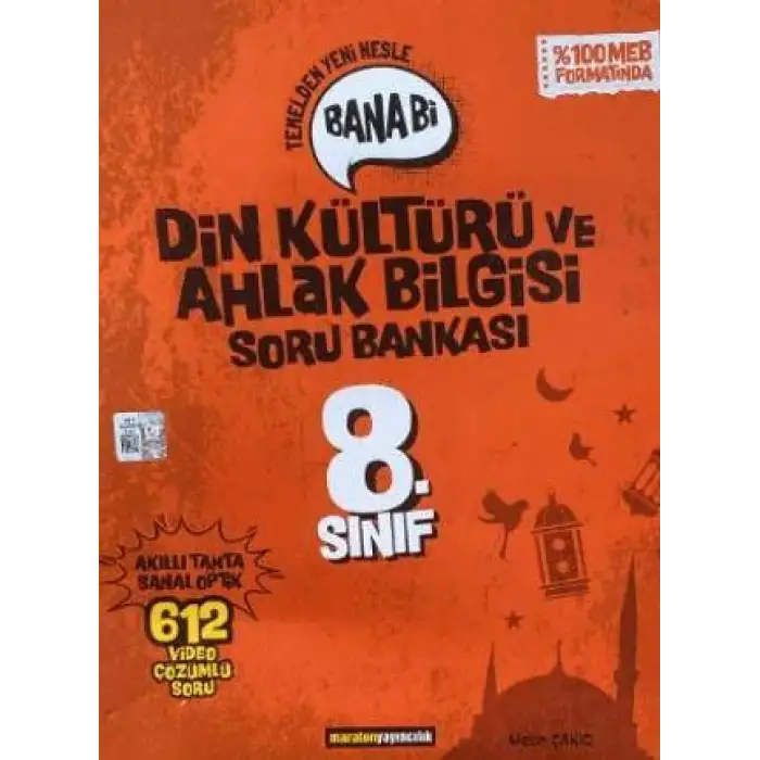 Maraton 8.Sınıf Bana Bi Din Kültürü Ve Ahlak Bilgisi Soru Bankası 2025