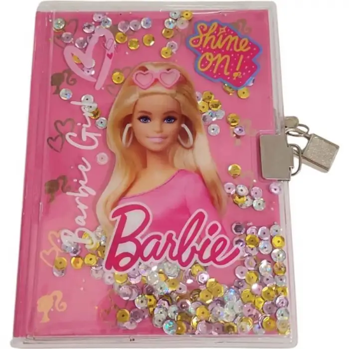 Cem Barbie Pullu Kilitli Hatıra Defteri B-804