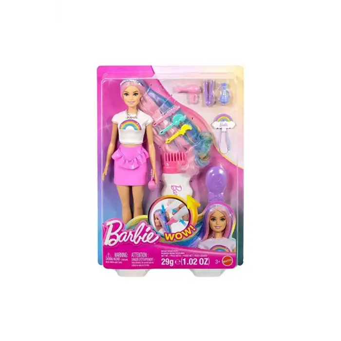 Mattel Barbie Gökkuşağı Saçlar Bebeği JJP06