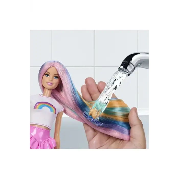 Mattel Barbie Gökkuşağı Saçlar Bebeği JJP06