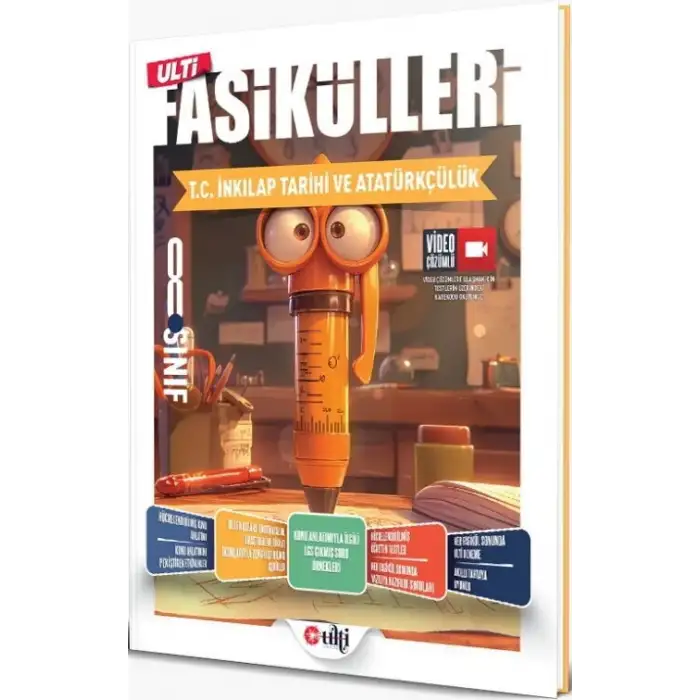 Ulti 8.Sınıf İnkılap Tarihi Fasikül Soru Bankası 2025-26
