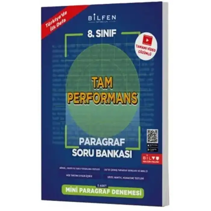 Bilfen 8.Sınıf Paragraf Soru Bankası 2025
